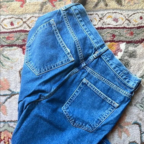 Free People Blue Straight Leg Jeans - Picture 6 of 6